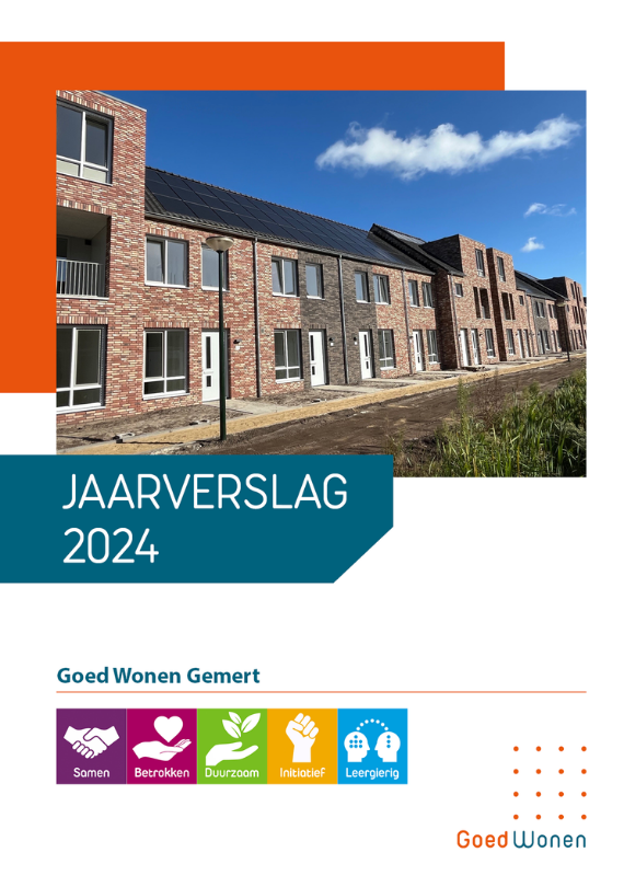 Voorkant van het jaarverslag 2024.
