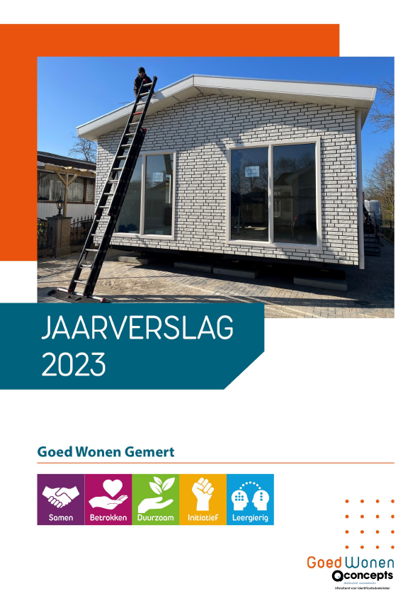 Voorkant van het jaarverslag 2023.