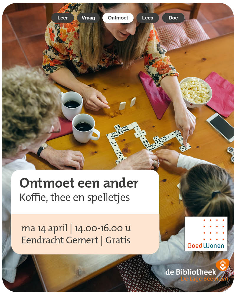 Poster van de Ontmoet een ander dag