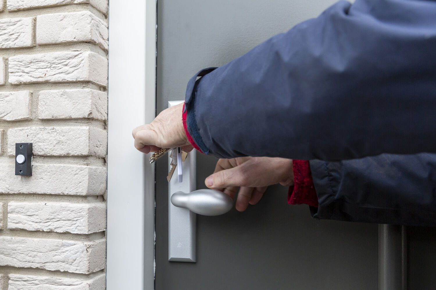 Deur openen nieuwe woning
