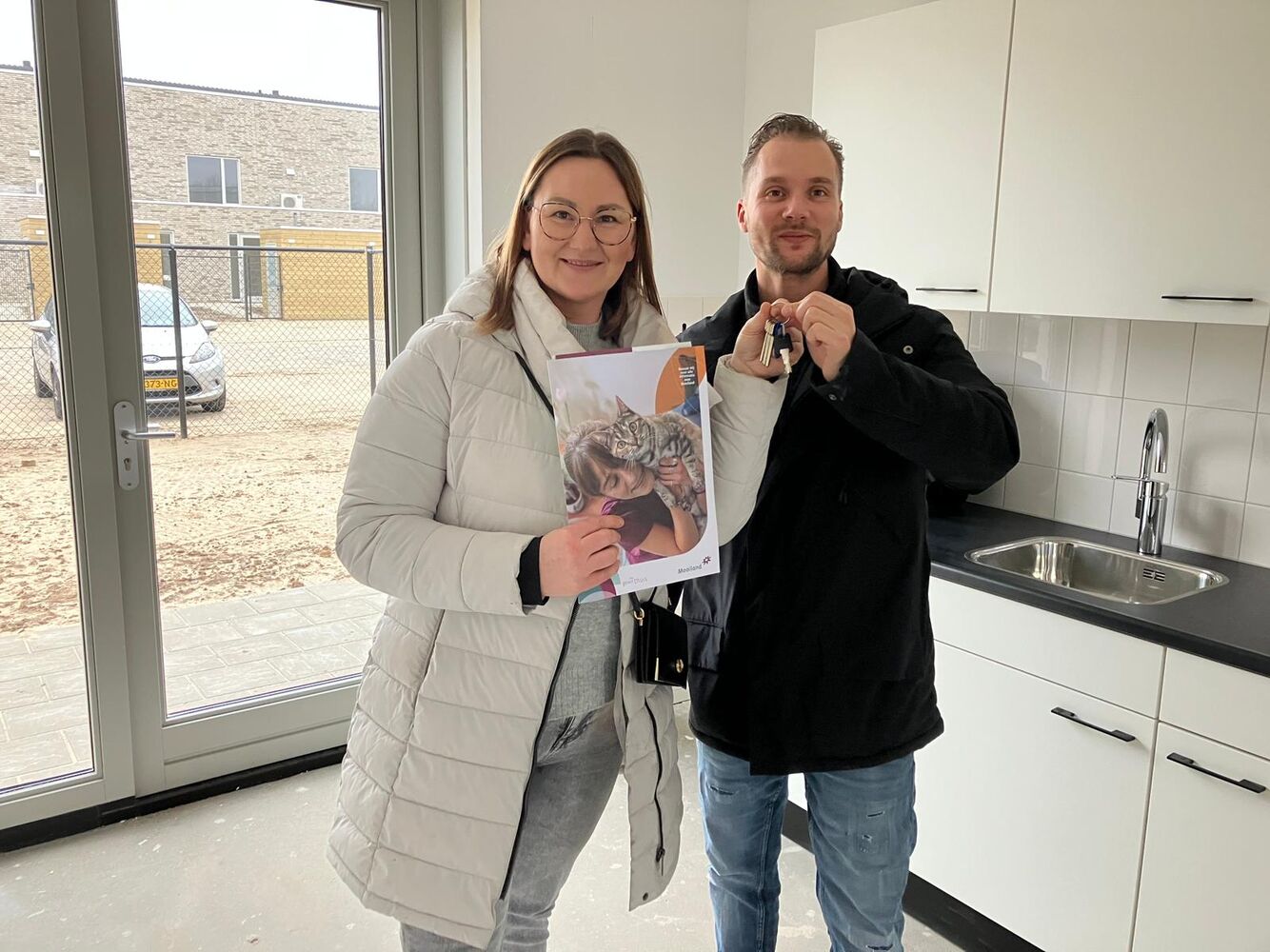 sleutels nieuwbouwwoning in Nuland