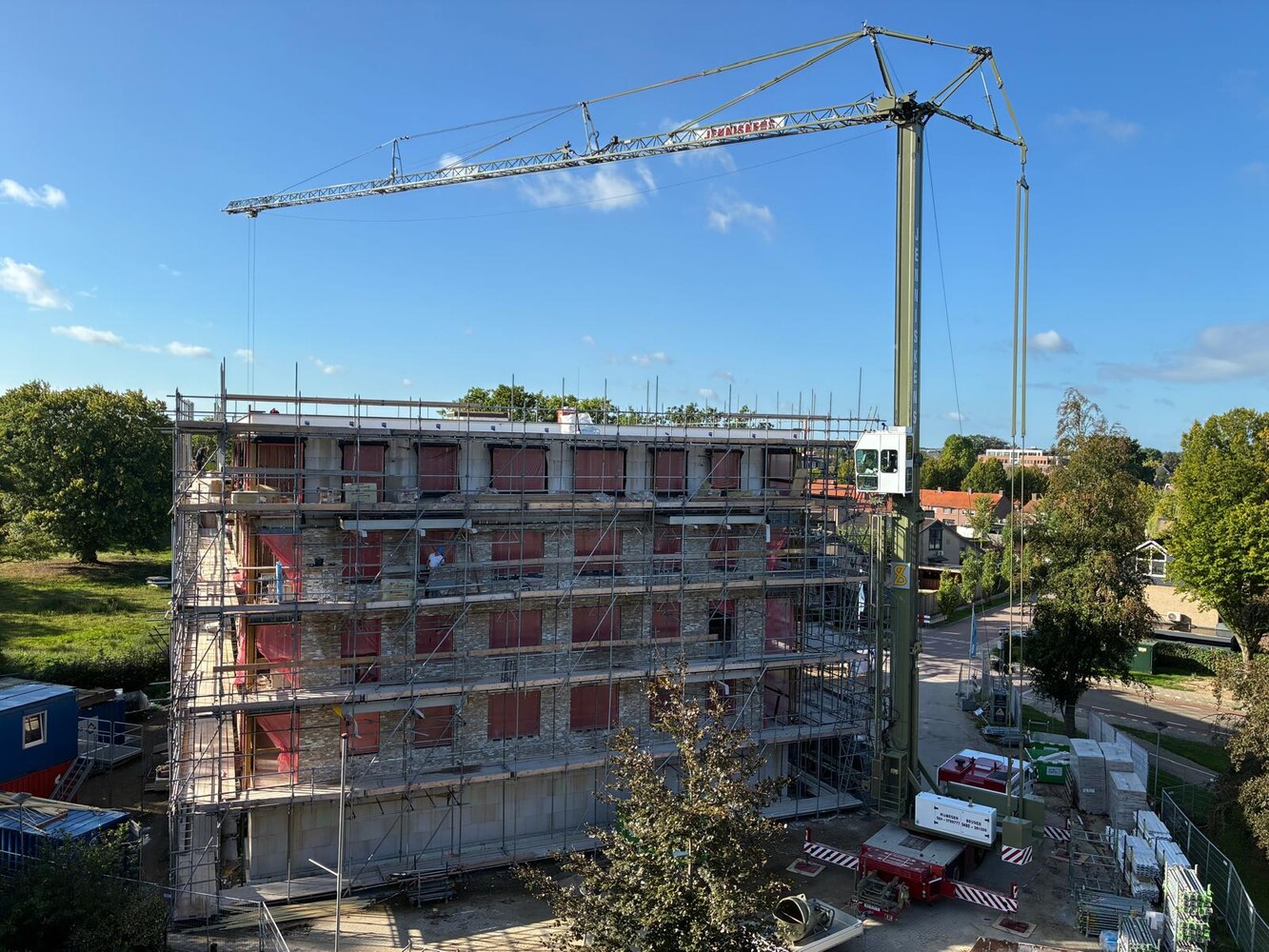 appartementen in aanbouw