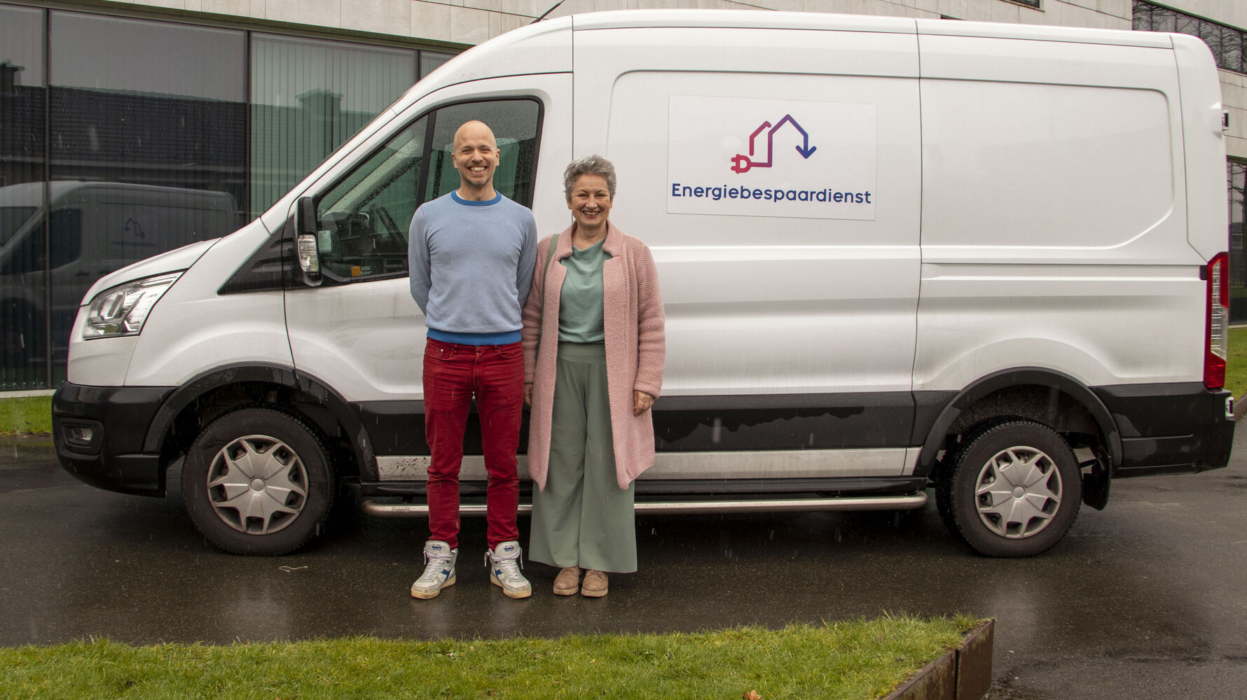 De bus van de energiebespaardienst