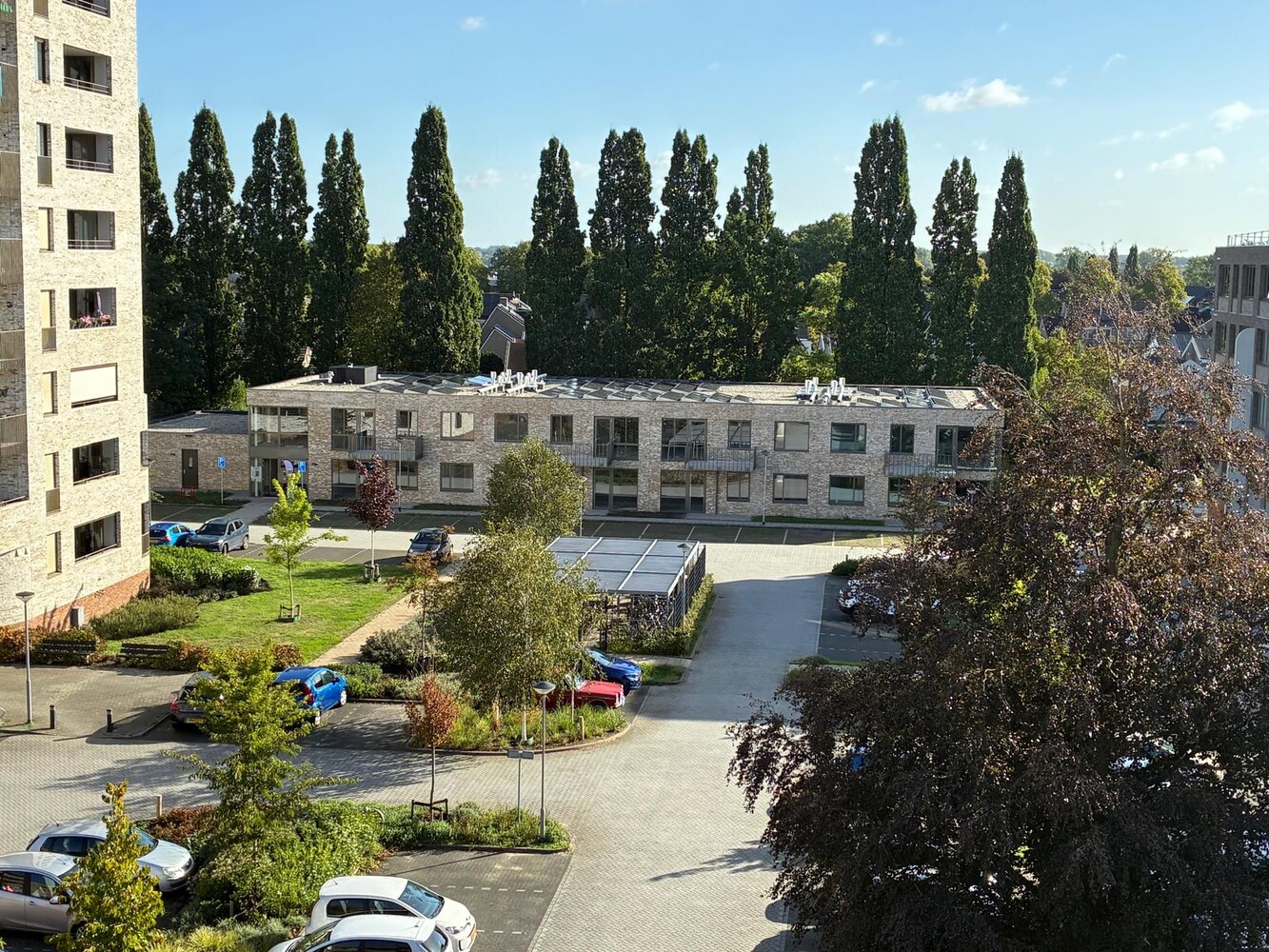 overzicht waar het appartement staat in Weijerstaete