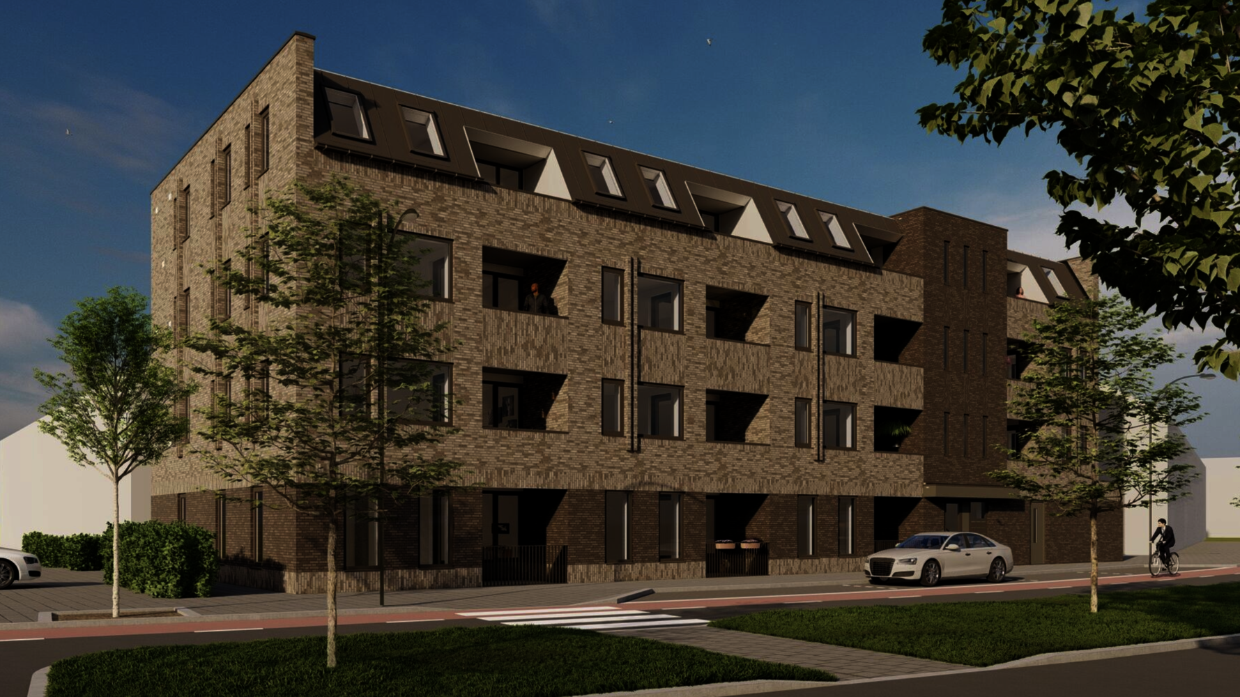 Nieuwbouw Brugstraat Gennep voorzijde