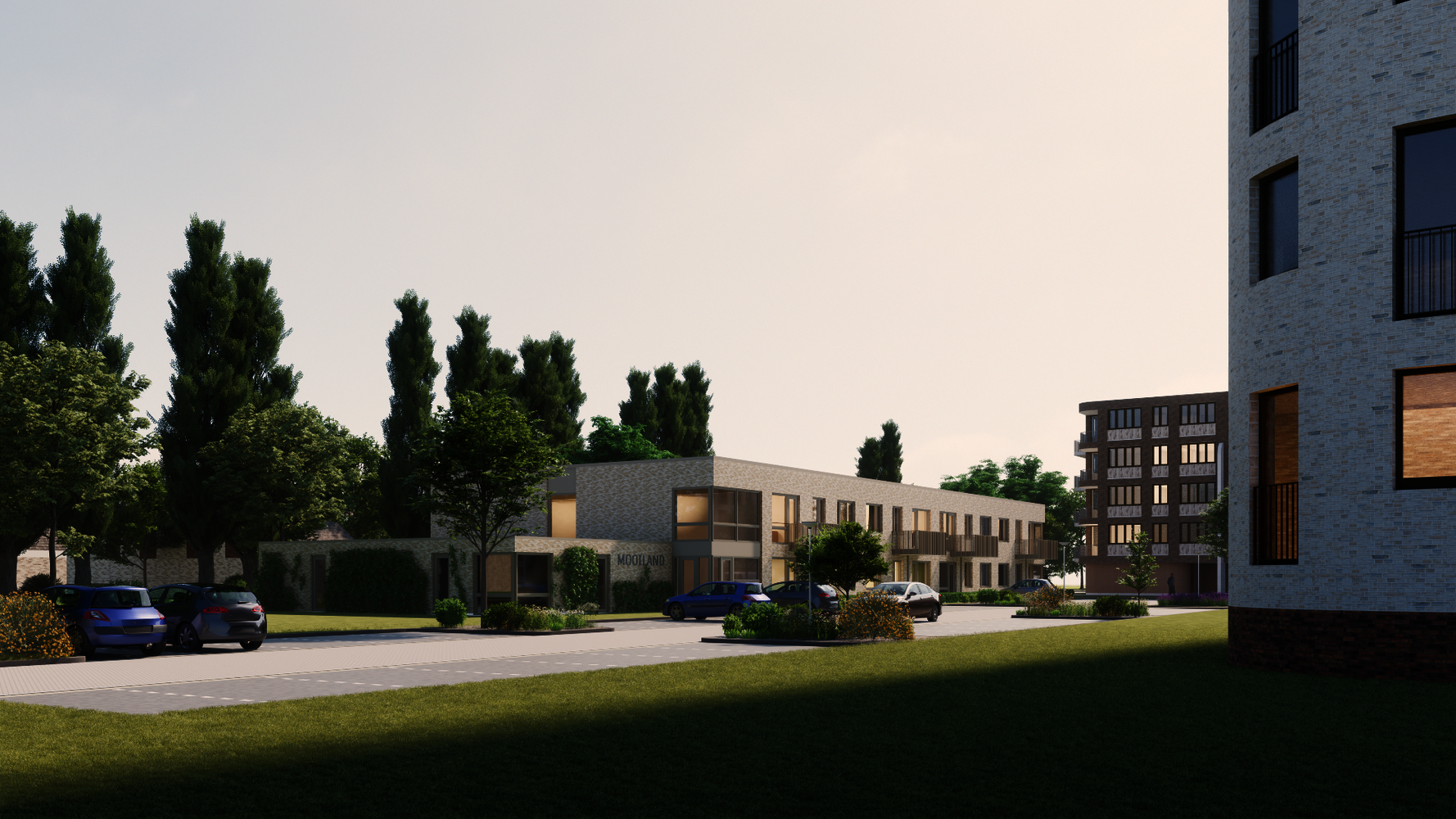 Overzichtsfoto nieuwbouw Boxmeer 
