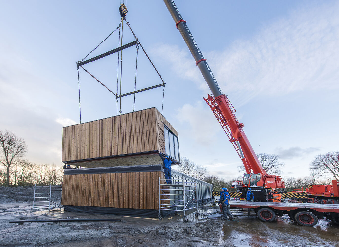 unit op zijn plek (foto bureau JP)