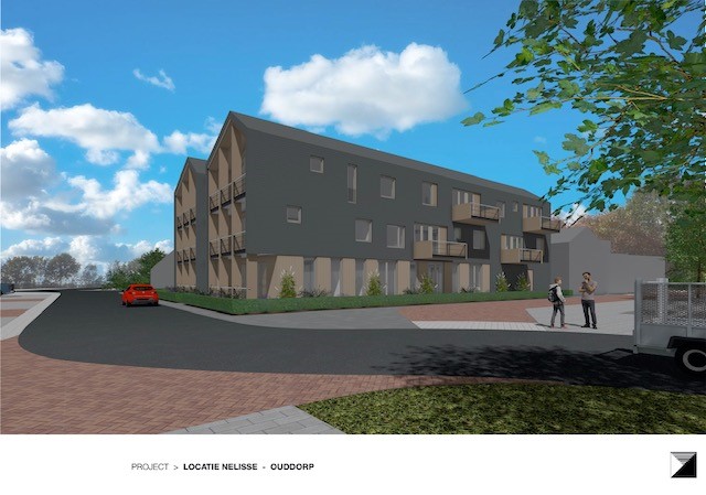 Een beeld ter illustratie van de plannen voor locatie Nelisse in Ouddorp.