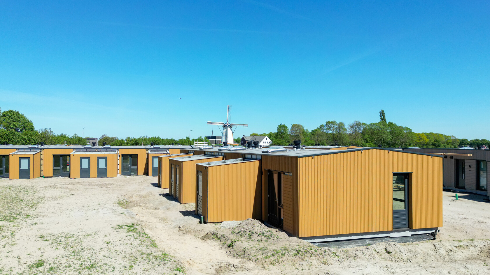 Foto van nieuwbouw