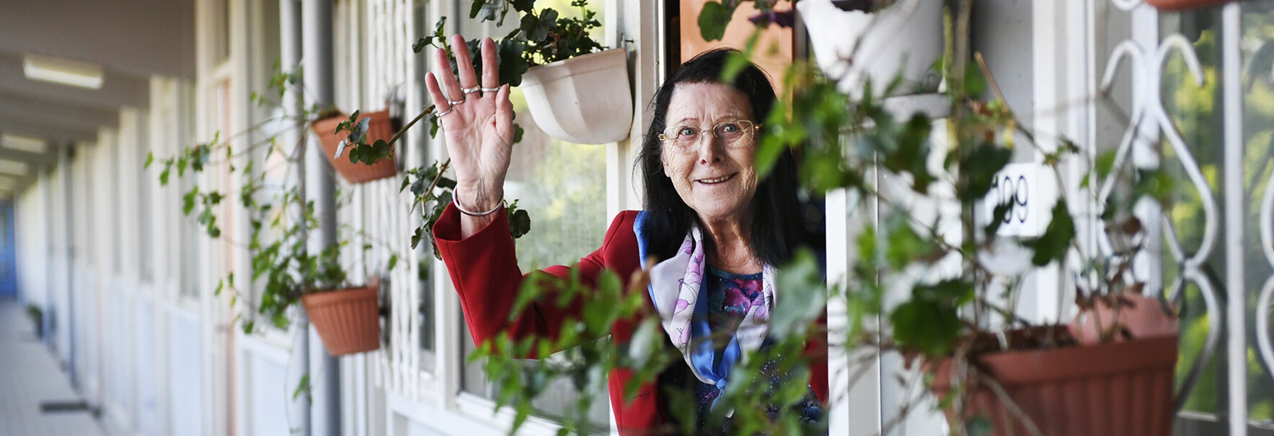 huurder bij voordeur