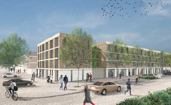 Impressie gebouw New Beginnings