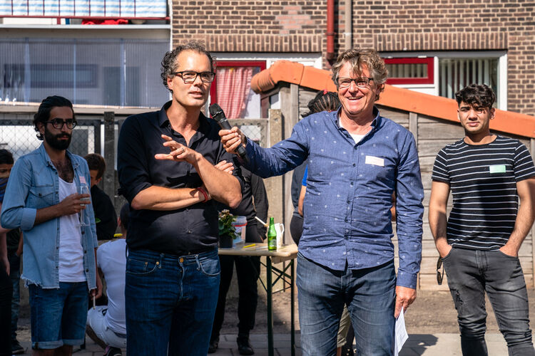 20190601  Stek Noord geopend mix van jonge starters en statushouders