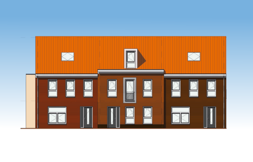 Ontwerp nieuwbouw Julianastraat Genemuiden
