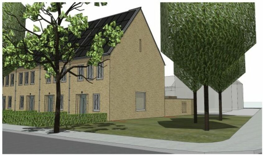 Artist Impression van de woningen
