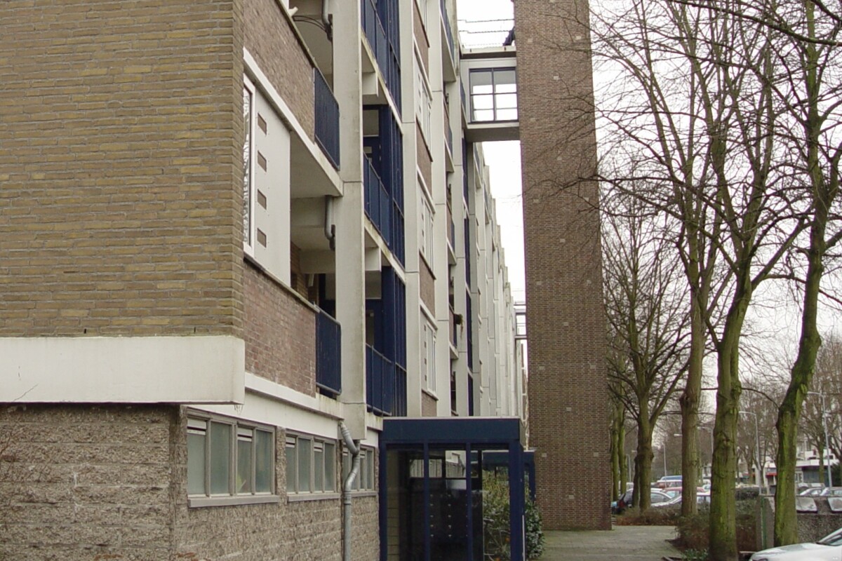 Zijaanzicht woningen project NeVe