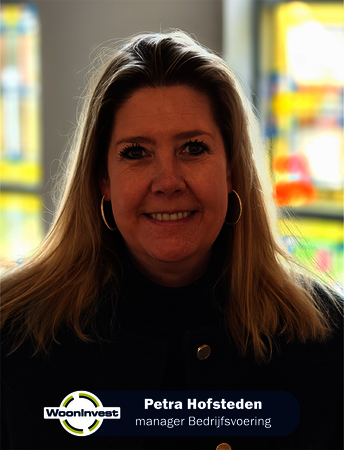 gezicht Petra Hofsteden - manager Bedrijfsvoering